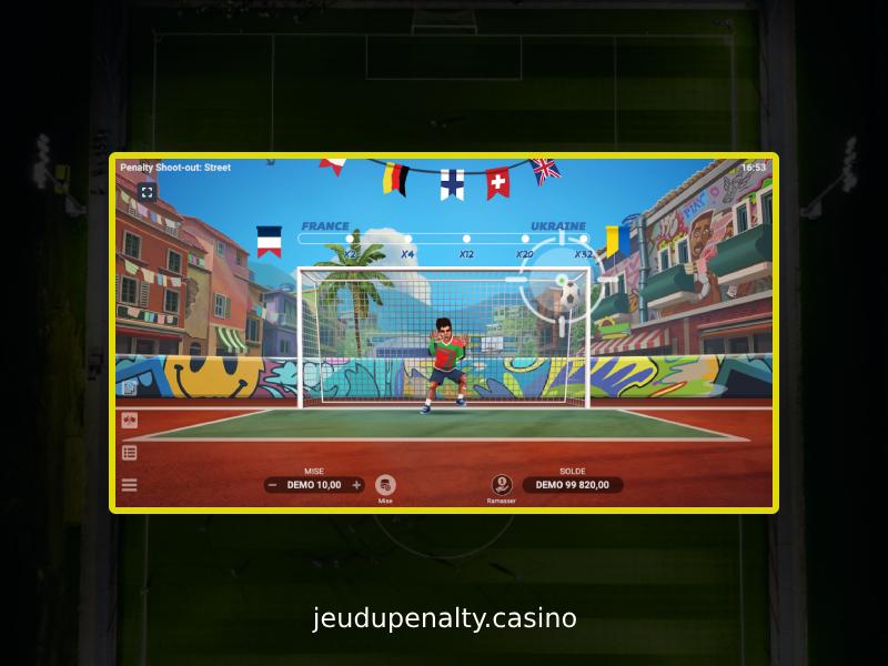 Stratégies de paris dans Penalty Shoot Out Street